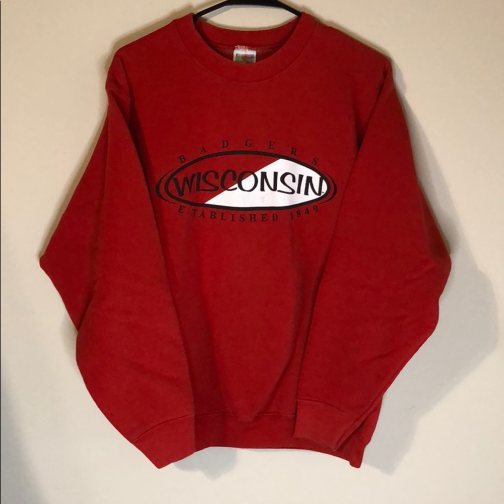 Wisconsin Badgers vintage crewneck sweater